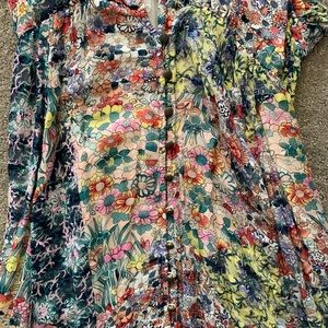 Anthropologie Floral Dress